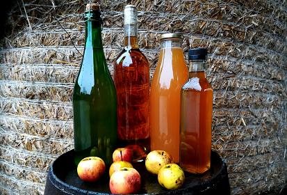 Apfelwein und andere Apfelweinprodukte aus dem Apfelweinhaus der Apothicaire