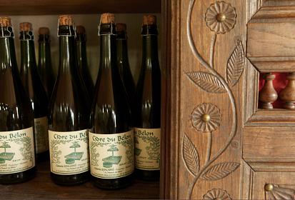 Cidre fermier de la cidrerie Au Pressoir du Bélon