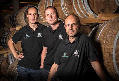 Les frères Le Lay de la distillerie des Menhirs